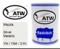 Preview: Mazda, Silver Metallic, YN / YN4 / 21H: 500ml Lackdose, von ATW Autoteile West.